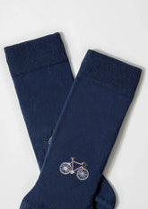Chaussettes en coton - BeBicycle Bleu